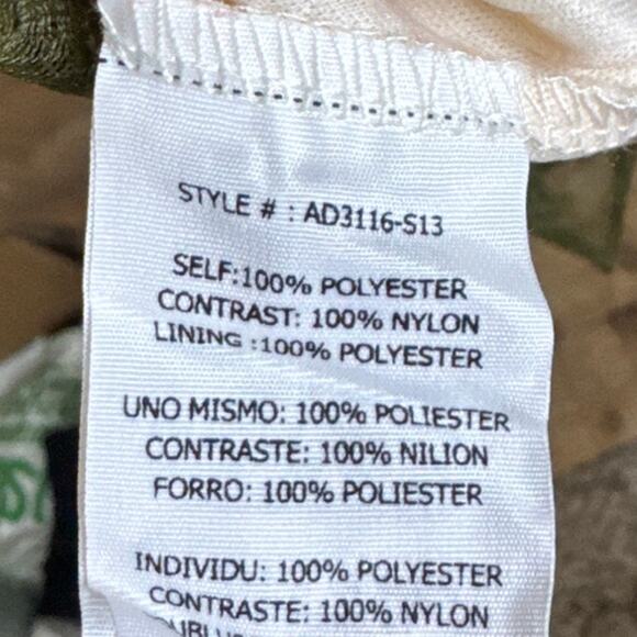 A'reve Sleeveless Midi Dress Floral Green Lace Size Medium - Picture 5 of 10